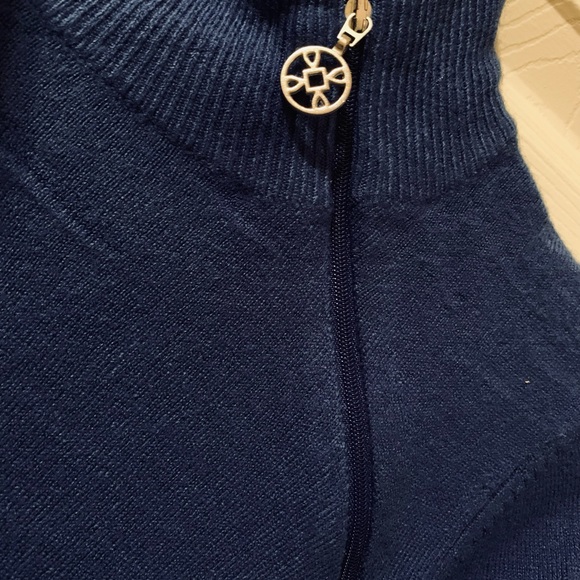 Luxe 360 Cobalt Blue sweater Size Medium NWT - Picture 2 of 3